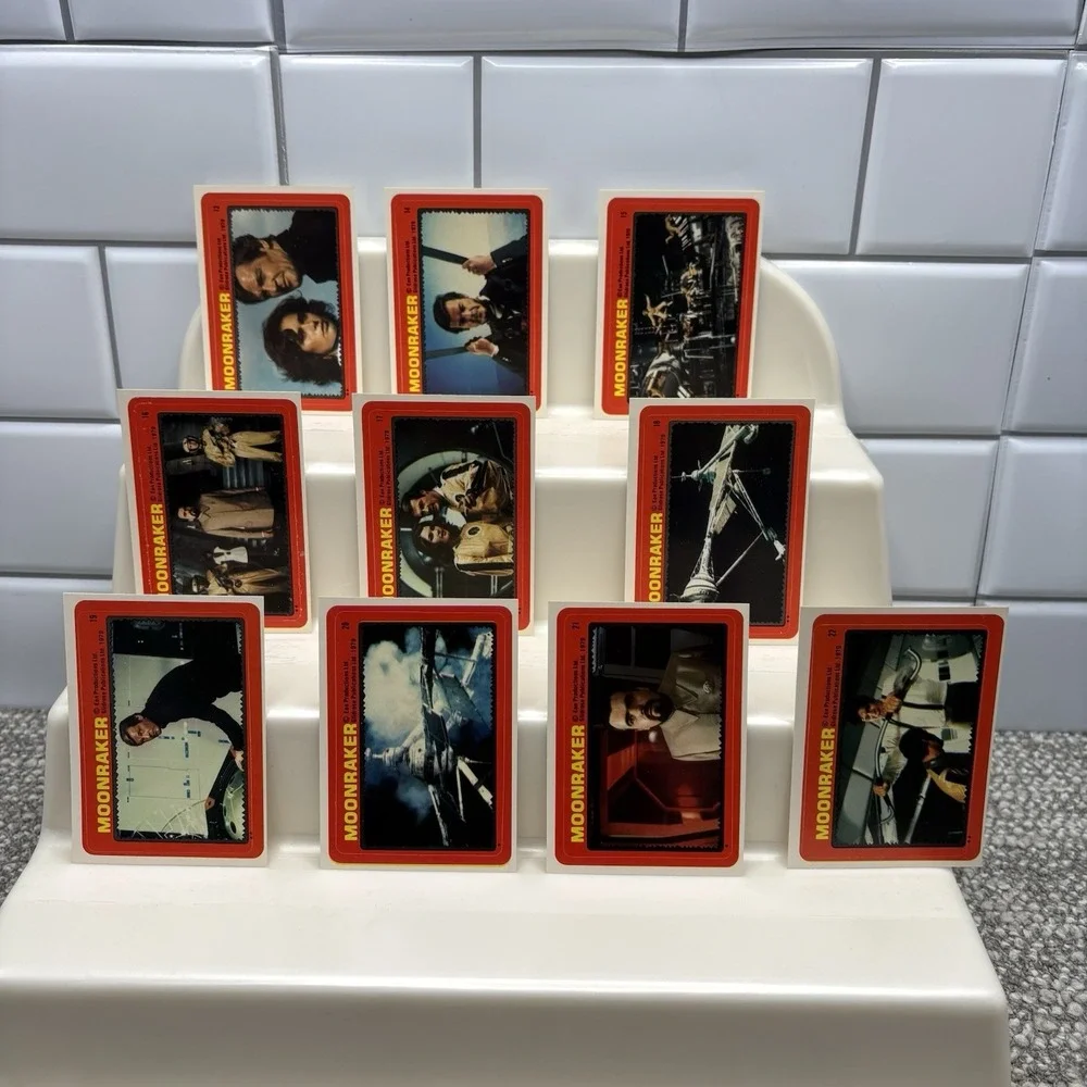 1979 Topps Moonraker Sticker Card Set‎ 22 In All James Bond